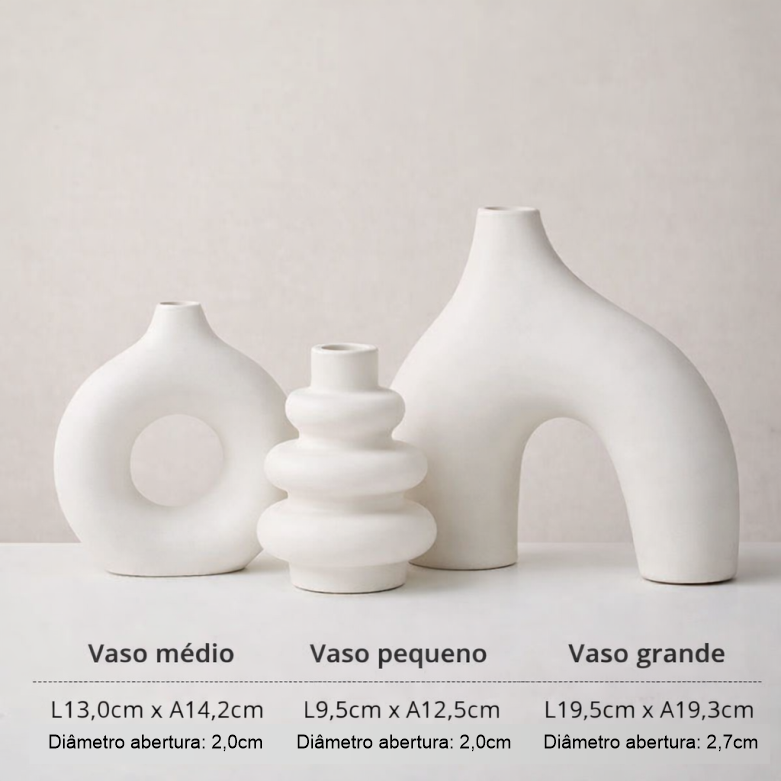 Trio de Vasos Silhouette
